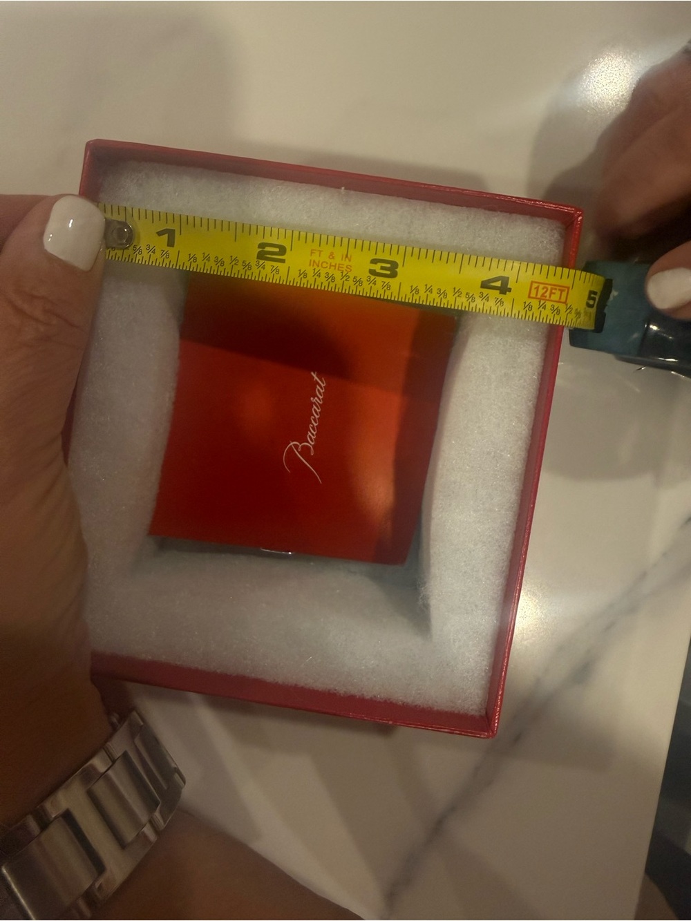 Baccarat Red Box with Script Logo - Picture 15 of 15